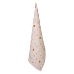 Clayre & Eef | Theedoek Beige Roze 50x70 cm | PNC42 Clayre & Eef | Theedoek Beige Roze 50x70 cm | PNC42