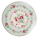 Clayre & Eef | Servies Ontbijtbord Groen, Wit ø 21x2 cm | 6CEDP0128 Clayre & Eef | Servies Ontbijtbord Groen, Wit ø 21x2 cm | 6CEDP0128