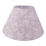 Clayre & Eef | Lampenkap Beige, Wit ø 26x15 cm / E27 | 6LAK0535L Clayre & Eef | Lampenkap Beige, Wit ø 26x15 cm / E27 | 6LAK0535L