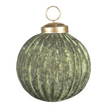 Clayre & Eef | Kerstbal Groen ø 7x7 cm | 6GL3793