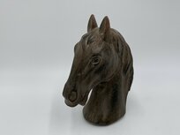 Beeld ornament paard klein bruin keramiek 19 x 14 cm paardenhoofd | 774990 | Stoer & Sober Woonstijl Beeld ornament paard klein bruin keramiek 19 x 14 cm paardenhoofd | 774990 | Stoer & Sober Woonstijl