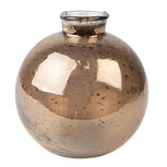 Clayre & Eef | Vazen glas Bruin ø 10x10 cm | 6GL4285 Clayre & Eef | Vazen glas Bruin ø 10x10 cm | 6GL4285