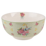 Clayre & Eef | Soepkom Groen, Beige, Roze ø 14x7 cm / 500 ml | CHBBO Clayre & Eef | Soepkom Groen, Beige, Roze ø 14x7 cm / 500 ml | CHBBO