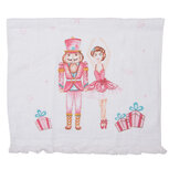Clayre & Eef | Gastendoekje Wit, Zwart 40x66 cm | CTPNC Clayre & Eef | Gastendoekje Wit, Zwart 40x66 cm | CTPNC