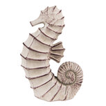 Clayre & Eef | Decoratie Beeld Zeepaardje Beige, Bruin 19x8x28 cm | 6CE1528 Clayre & Eef | Decoratie Beeld Zeepaardje Beige, Bruin 19x8x28 cm | 6CE1528
