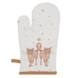 Clayre & Eef | Ovenwant Rood, Wit, Groen 16x30 cm | KCS44 Clayre & Eef | Ovenwant Rood, Wit, Groen 16x30 cm | KCS44