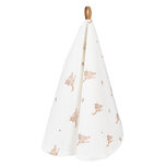 Clayre & Eef | Theedoek Beige Bruin ø 80 cm | KCS48 Clayre & Eef | Theedoek Beige Bruin ø 80 cm | KCS48