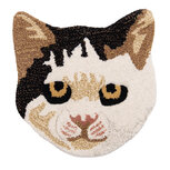 Clayre & Eef | Voetenkleed Kat Beige, Bruin 35x35x2 cm | FOR0023 Clayre & Eef | Voetenkleed Kat Beige, Bruin 35x35x2 cm | FOR0023