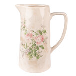 Clayre & Eef | Decoratieve Schenkkan Roze Beige 21x15x25 cm | 6CE1543L Clayre & Eef | Decoratieve Schenkkan Roze Beige 21x15x25 cm | 6CE1543L