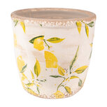 Clayre & Eef | Bloempot Binnen Geel, Beige ø 14x14 cm | 6CE1529S Clayre & Eef | Bloempot Binnen Geel, Beige ø 14x14 cm | 6CE1529S