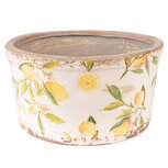Clayre & Eef | Bloempot Binnen Geel, Beige ø 19x10 cm | 6CE1533L Clayre & Eef | Bloempot Binnen Geel, Beige ø 19x10 cm | 6CE1533L