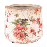 Clayre & Eef | Bloempot Binnen Roze, Beige ø 13x11 cm | 6CE1549S Clayre & Eef | Bloempot Binnen Roze, Beige ø 13x11 cm | 6CE1549S