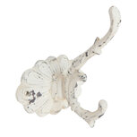 Clayre & Eef | Wandhaak Wit 10x10x13 cm | 6Y2283W