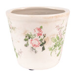 Clayre & Eef | Bloempot Binnen Roze, Beige ø 12x10 cm | 6CE1544S Clayre & Eef | Bloempot Binnen Roze, Beige ø 12x10 cm | 6CE1544S