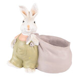 Clayre & Eef | Bloempot Binnen Konijn Groen 15x7x14 cm | 6PR4886 Clayre & Eef | Bloempot Binnen Konijn Groen 15x7x14 cm | 6PR4886