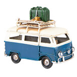 Clayre & Eef | Decoratie bus Blauw 11x5x9 cm | 6Y4957