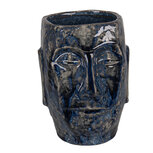 Clayre & Eef | Bloempot Binnen Blauw 17x14x21 cm | 6CE1572L Clayre & Eef | Bloempot Binnen Blauw 17x14x21 cm | 6CE1572L