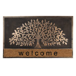 Clayre & Eef | Deurmat Binnen Boom Zwart, Bruin 75x45x1 cm | MC205 Clayre & Eef | Deurmat Binnen Boom Zwart, Bruin 75x45x1 cm | MC205