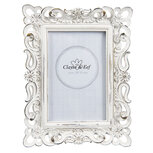 Clayre & Eef | Fotolijst Wit 17x2x22 cm / 10x15 cm | 2F0499 Clayre & Eef | Fotolijst Wit 17x2x22 cm / 10x15 cm | 2F0499