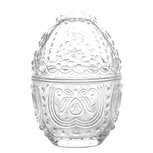Clayre & Eef | Bonbonniere met deksel Transparant ø 10x14 cm | 6GL4242 Clayre & Eef | Bonbonniere met deksel Transparant ø 10x14 cm | 6GL4242
