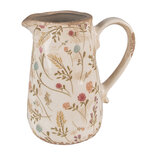 Clayre & Eef | Decoratieve Schenkkan Roze, Beige 16x11x18 cm | 6CE1552M Clayre & Eef | Decoratieve Schenkkan Roze, Beige 16x11x18 cm | 6CE1552M