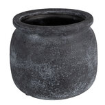 Clayre & Eef | Bloempot Binnen Grijs ø 15x13 cm | 6CE1587M Clayre & Eef | Bloempot Binnen Grijs ø 15x13 cm | 6CE1587M