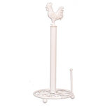 Clayre & Eef | Keukenrolhouder Haan Wit ø 18x43 cm | 6Y0518W Clayre & Eef | Keukenrolhouder Haan Wit ø 18x43 cm | 6Y0518W