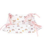 Clayre & Eef | Broodmand Beige Roze 35x35x8 cm | BPD47 Clayre & Eef | Broodmand Beige Roze 35x35x8 cm | BPD47
