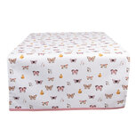 Clayre & Eef | Tafelloper Beige Roze 50x140 cm | BPD64 Clayre & Eef | Tafelloper Beige Roze 50x140 cm | BPD64