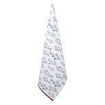 Clayre & Eef | Theedoek Wit Blauw 50x70 cm | SSF42-2 Clayre & Eef | Theedoek Wit Blauw 50x70 cm | SSF42-2