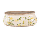 Clayre & Eef | Bloempot Binnen Geel, Beige 29x13x11 cm | 6CE1531L Clayre & Eef | Bloempot Binnen Geel, Beige 29x13x11 cm | 6CE1531L