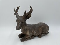 Decoratiebeeld Hert liggend vintage bruin steen maat M 27 x 12 cm | 785903 | Home Sweet Home | Stoer & Sober Woonstijl Decoratiebeeld Hert liggend vintage bruin steen maat M 27 x 12 cm | 785903 | Home Sweet Home | Stoer & Sober Woonstijl