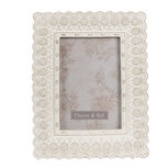 Clayre & Eef | Fotolijst Wit 16x2x21 cm / 10x15 cm | 2F0940 Clayre & Eef | Fotolijst Wit 16x2x21 cm / 10x15 cm | 2F0940