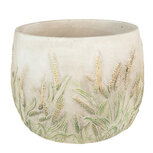 Clayre & Eef | Bloempot Binnen Grijs, Beige ø 14x11 cm | 6TE0462S Clayre & Eef | Bloempot Binnen Grijs, Beige ø 14x11 cm | 6TE0462S