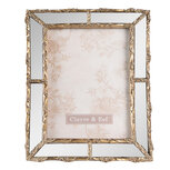 Clayre & Eef | Fotolijst Goudkleurig 22x2x27 cm / 15x20 cm | 2F0946 Clayre & Eef | Fotolijst Goudkleurig 22x2x27 cm / 15x20 cm | 2F0946