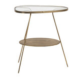 Clayre & Eef | Bijzettafel Koperkleurig 61x37x70 cm | 50472 Clayre & Eef | Bijzettafel Koperkleurig 61x37x70 cm | 50472