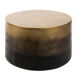 Clayre & Eef | Bijzettafel Goudkleurig ø 60x40 cm | 50532 Clayre & Eef | Bijzettafel Goudkleurig ø 60x40 cm | 50532