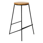 Clayre & Eef | Barkruk Zwart 40x40x71 cm | 50542 Clayre & Eef | Barkruk Zwart 40x40x71 cm | 50542