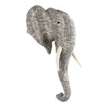 Clayre & Eef | Wanddecoratie Olifant 60x24x75 cm | 50752 Clayre & Eef | Wanddecoratie Olifant 60x24x75 cm | 50752