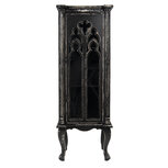 Clayre & Eef | Vitrinekast Zwart 49x35x138 cm | 5H0271Z Clayre & Eef | Vitrinekast Zwart 49x35x138 cm | 5H0271Z
