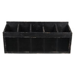 Clayre & Eef | Wandrek Zwart 60x13x28 cm | 5H0518 Clayre & Eef | Wandrek Zwart 60x13x28 cm | 5H0518