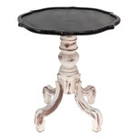Clayre & Eef | Bijzettafel Zwart ø 66x75 cm | 5H0539 Clayre & Eef | Bijzettafel Zwart ø 66x75 cm | 5H0539