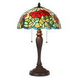 Clayre & Eef | Tiffany Tafellamp ø 35x58 cm E27/max 2x60W | 5LL-1209 Clayre & Eef | Tiffany Tafellamp ø 35x58 cm E27/max 2x60W | 5LL-1209