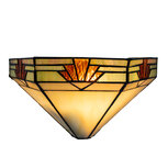 Clayre & Eef | Wandlamp Tiffany Beige, Rood 31x15x17 cm E14/max 1x40W | 5LL-5283 Clayre & Eef | Wandlamp Tiffany Beige, Rood 31x15x17 cm E14/max 1x40W | 5LL-5283