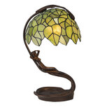 Clayre & Eef | Tiffany Tafellamp Groen 28x20x41 cm E27/max 1x40W | 5LL-6098 Clayre & Eef | Tiffany Tafellamp Groen 28x20x41 cm E27/max 1x40W | 5LL-6098