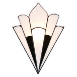 Clayre & Eef | Wandlamp Tiffany Wit 36x3x21 cm E14/max 1x40W | 5LL-6122 Clayre & Eef | Wandlamp Tiffany Wit 36x3x21 cm E14/max 1x40W | 5LL-6122
