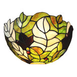 Clayre & Eef | Wandlamp Tiffany Bruin 31x15x21 cm E27/max 1x60W | 5LL-6149 Clayre & Eef | Wandlamp Tiffany Bruin 31x15x21 cm E27/max 1x60W | 5LL-6149