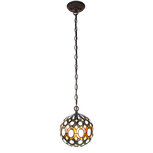 Clayre & Eef | Hanglamp Tiffany ø 20x116 cm E14/max 1x25W | 5LL-6270 Clayre & Eef | Hanglamp Tiffany ø 20x116 cm E14/max 1x25W | 5LL-6270