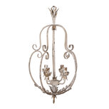 Clayre & Eef | Hanglamp Beige, Bruin 41x41x78 cm E14/max 4x25W | 5LMP350 Clayre & Eef | Hanglamp Beige, Bruin 41x41x78 cm E14/max 4x25W | 5LMP350