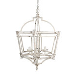Clayre & Eef | Hanglamp Wit 40x40x84 cm E14/max 4x60W | 5LMP650 Clayre & Eef | Hanglamp Wit 40x40x84 cm E14/max 4x60W | 5LMP650